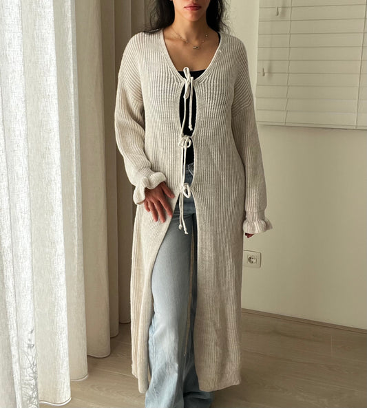 Long Triple Tie Vest Suna